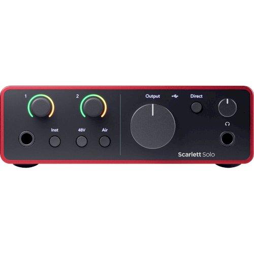 Scarlett Solo 4th Gen - Live & Recording - Interfaces by Focusrite at Muso's Stuff
