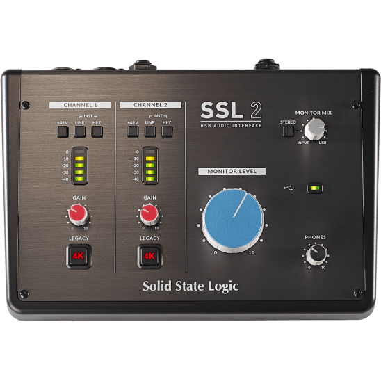 Solid State Logic - SSL 2 2x2 USB Audio Interface - Live & Recording - Interfaces by Solid State Logic at Muso's Stuff