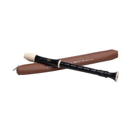 Soprano Recorder 3 Pce ABS Resin Dark Brown W/Bg - Orchestral - Woodwind Section by Angel at Muso's Stuff