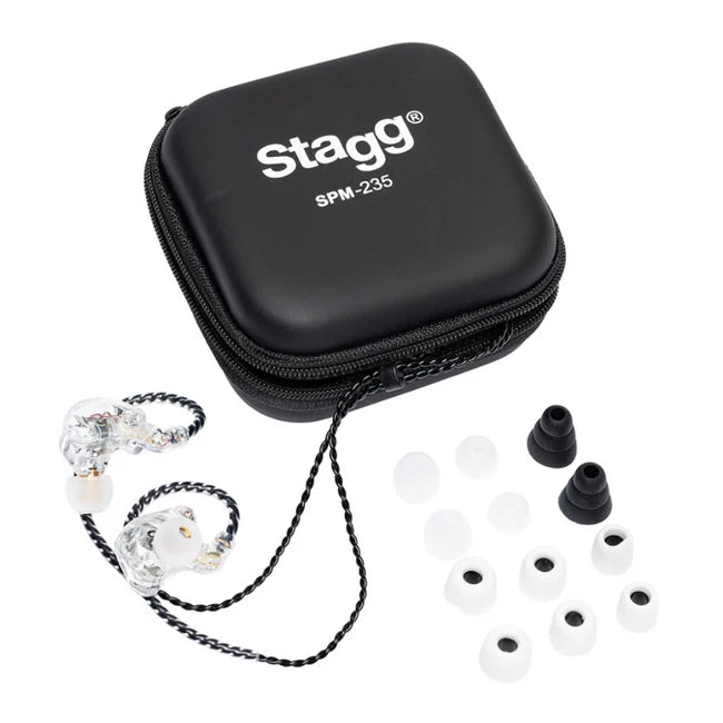 Stagg 2 Driver In-Ear Monitor Clear