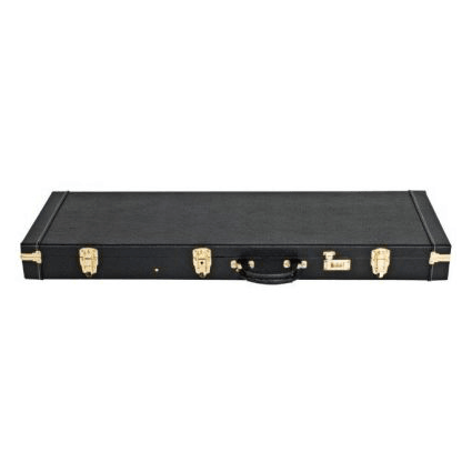 Stratocaster/Telecaster Style Guitar Case Rectangle Black Vinyl - Cases & Bags by V-Case at Muso's Stuff