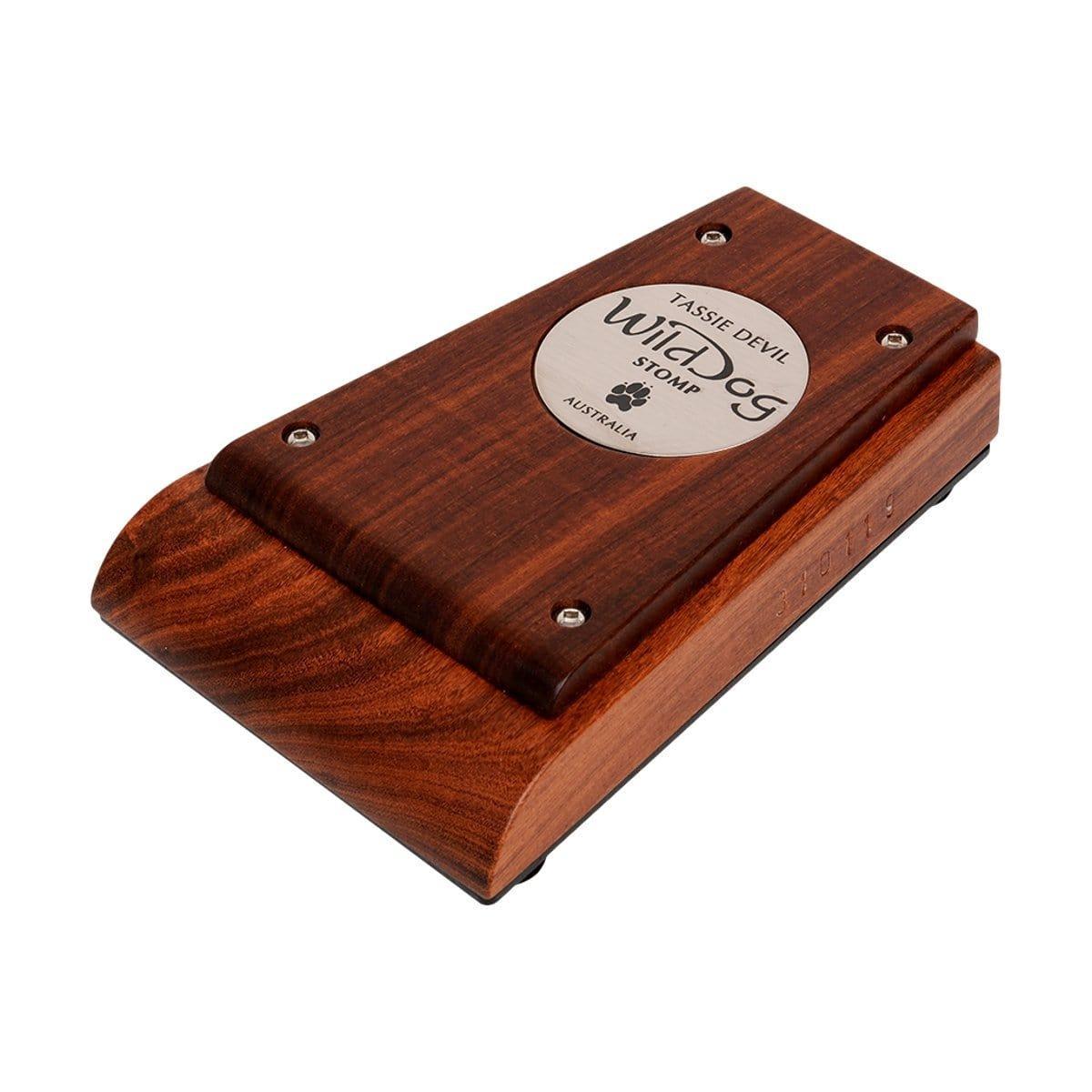 Tassie Devil Compact Stomp Box Deluxe Timbers - Stomp Boxes by Wild Dog at Muso's Stuff