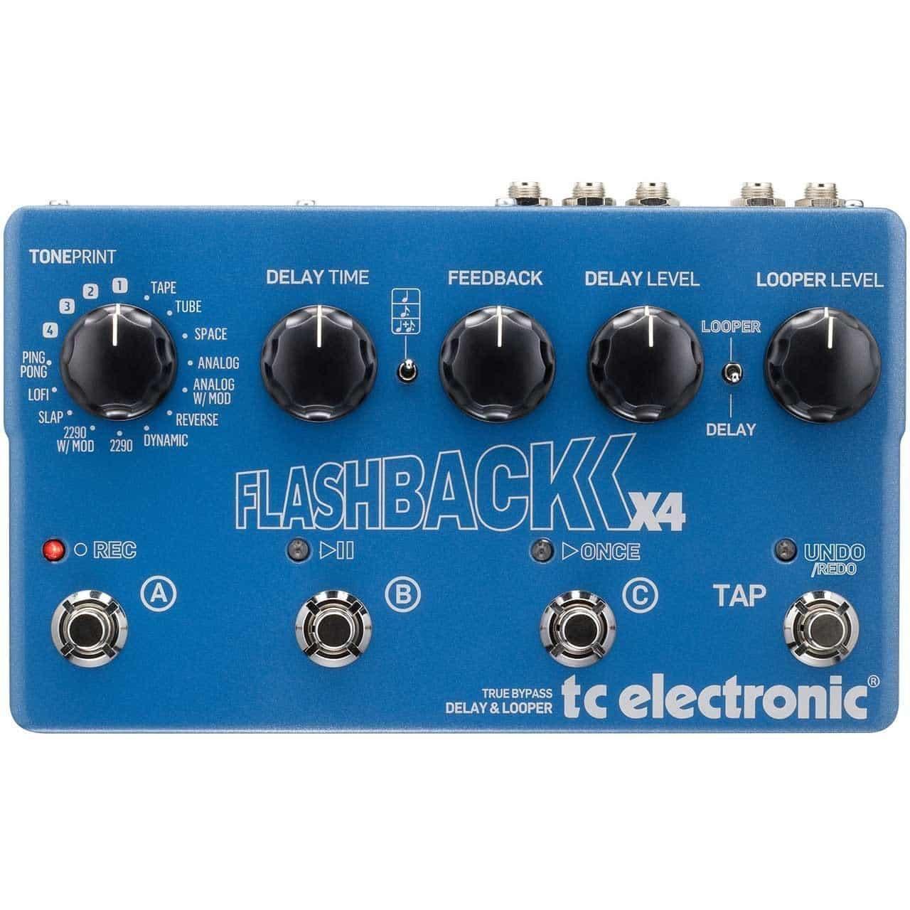 TC Electronic - Flashback X4 Delay And Looper Pedal - Guitar - Effects Pedals by TC Electronic at Muso's Stuff