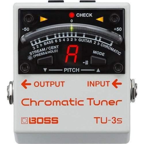 TU-3S Chromatic Pedalboard Tuner Compact Pedal - Tuners & Metronomes by Boss at Muso's Stuff