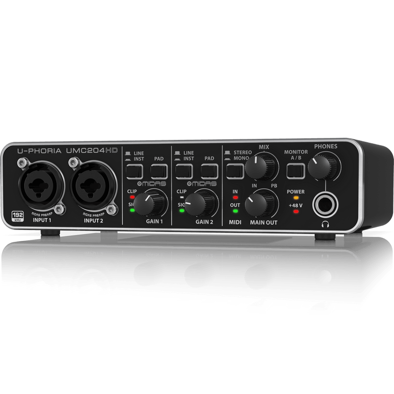 U-Phoria UMC204HD Interface - Live & Recording - Interfaces by Behringer at Muso's Stuff