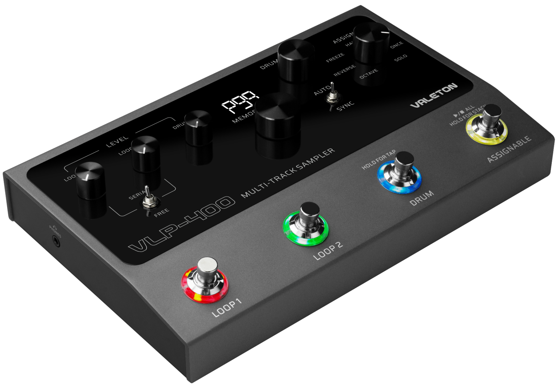 Valeton VLP-400 Dual Channel Stereo 4 Button Looper Pedal