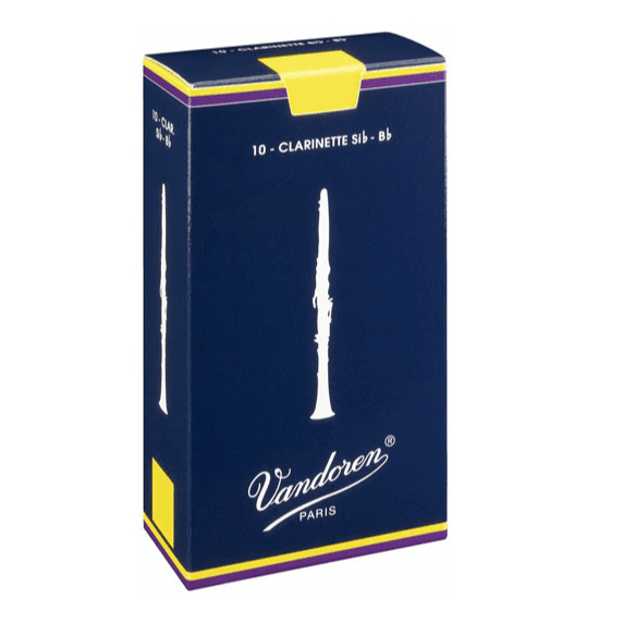 Vandoren 3.0 B Flat Clarinet Traditional 10 Pack - Orchestral - Woodwind - Accessories by Vandoren at Muso's Stuff