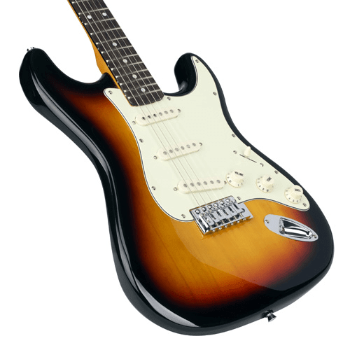 Vintage Style ST Style Electric Guitar Sunburst - Guitars - Electric by SX at Muso's Stuff