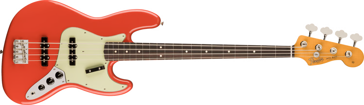 Vintera II 60s Jazz Bass Rosewood Fingerboard Fiesta Red