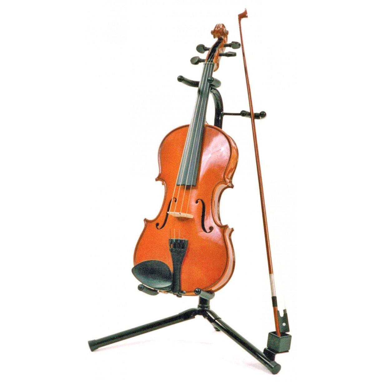 Violin Stand Height Adjustable Black - Orchestral - Strings - Accessories by AMS at Muso's Stuff