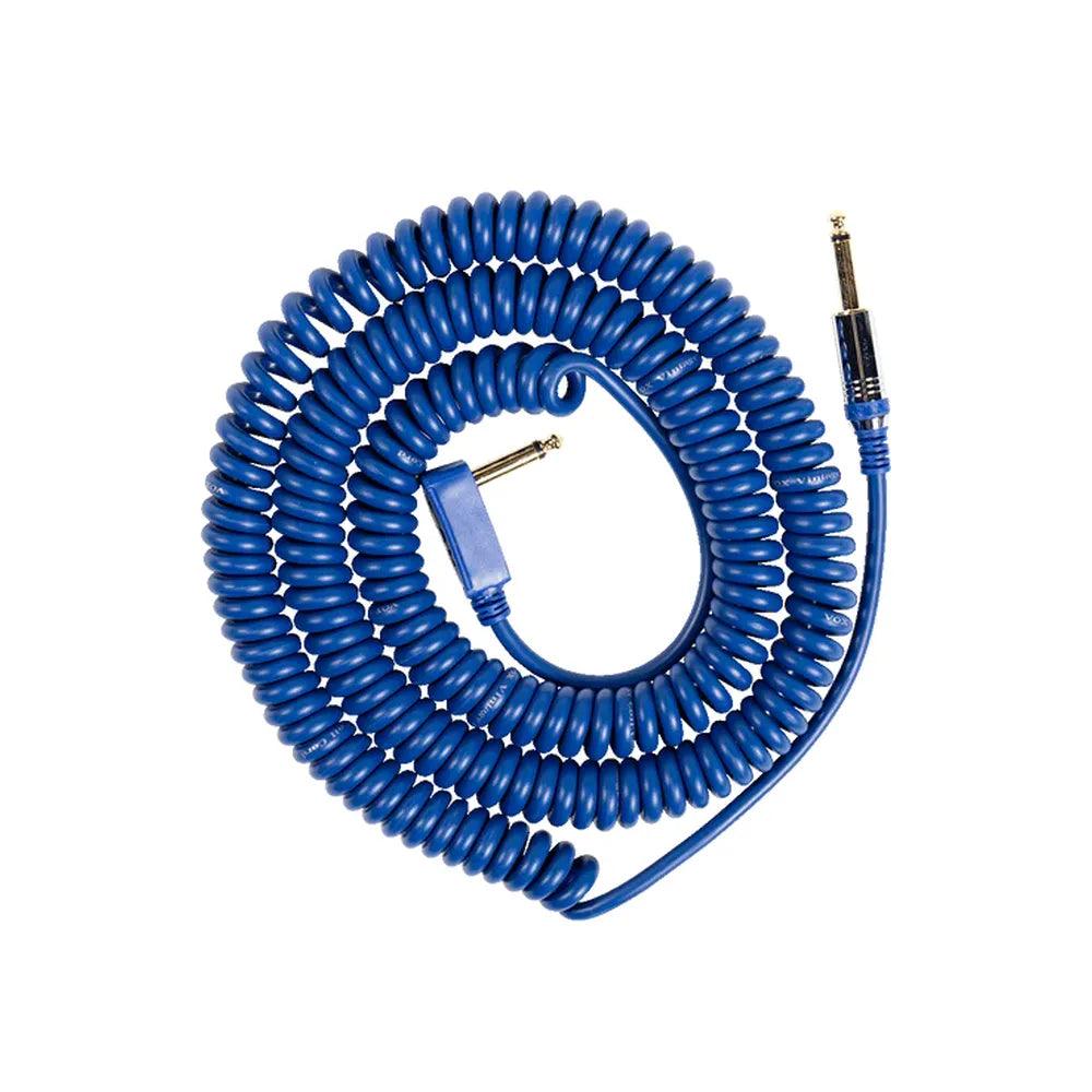 Vox Blue Coiled Cable 9m - Accessories - Cables & Adaptors by VOX at Muso's Stuff