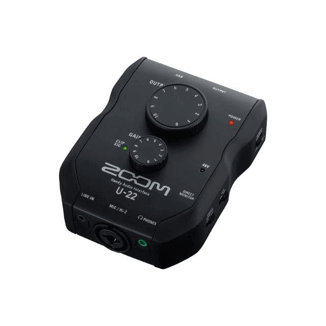 Zoom U-22 Handy Audio Interface - Live & Recording - Interfaces by Zoom at Muso's Stuff