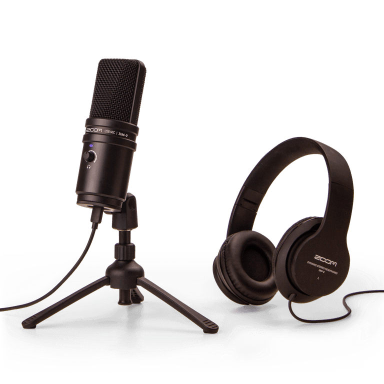 ZUM-2 PMP USB Podcast Mic Pack - Live & Recording - Interfaces by Zoom at Muso's Stuff